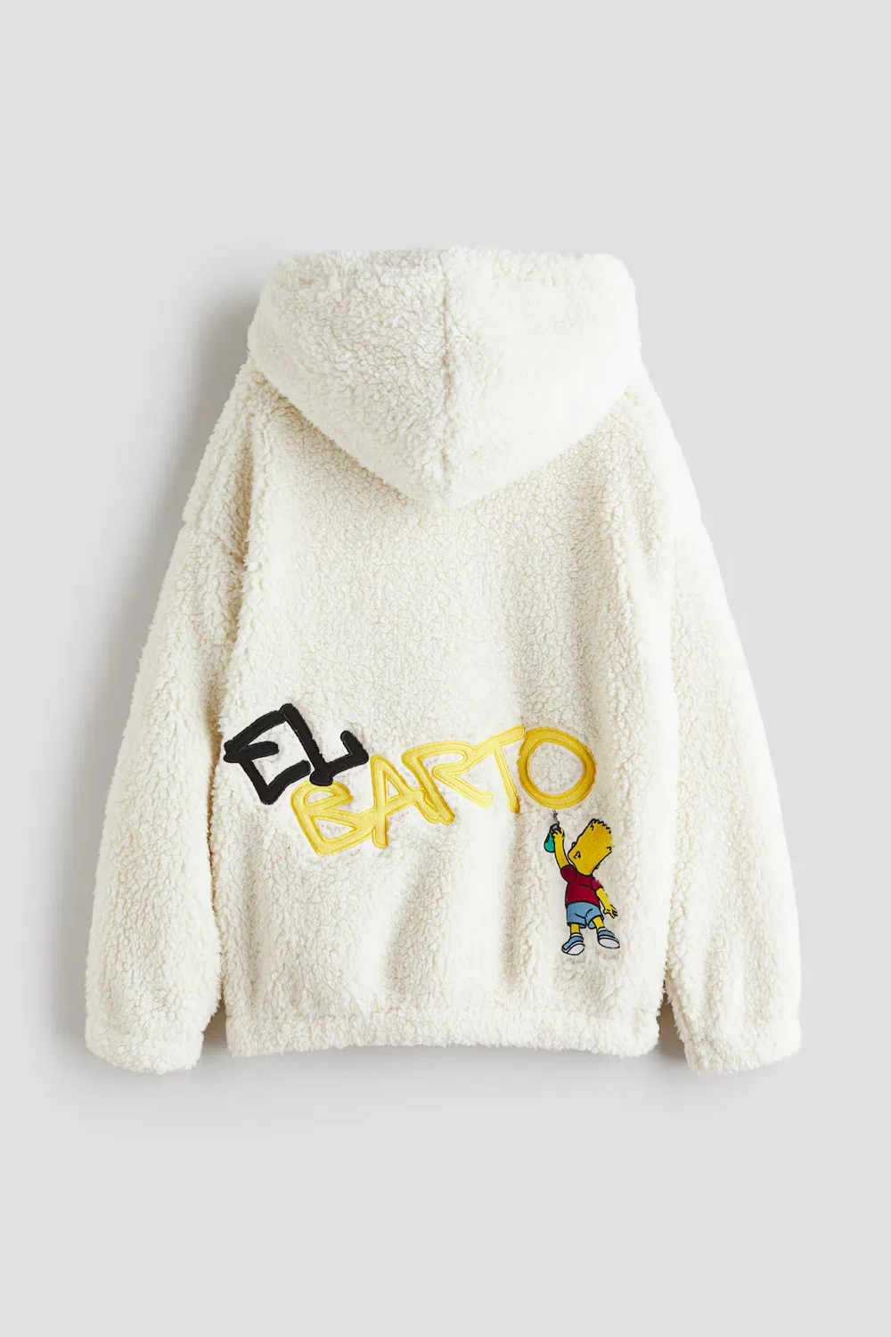Толстовка из плюшевого флиса с вышитым рисунком H&M, Cremefarben/The Simpsons — фото 2