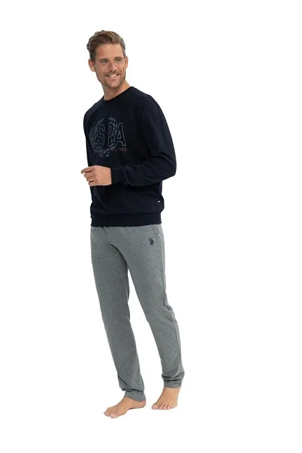 Мужской спортивный костюм с длинным рукавом U.S. Polo Assn., Navy Blue