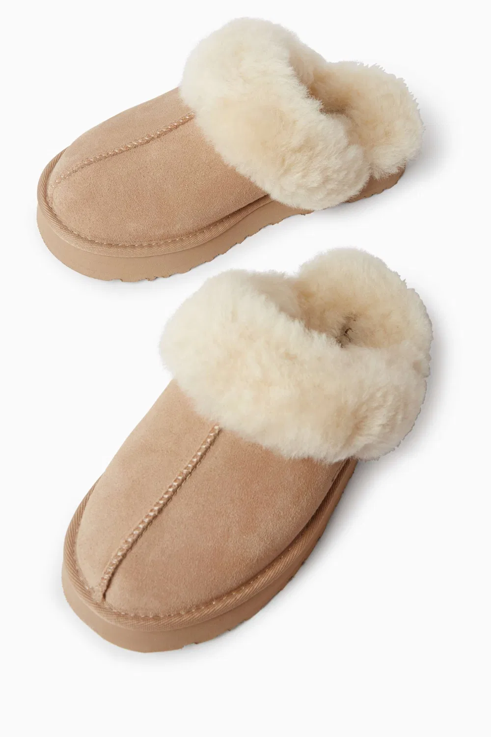 Тапочки из замши Disquette UGG, нейтральный — фото 2
