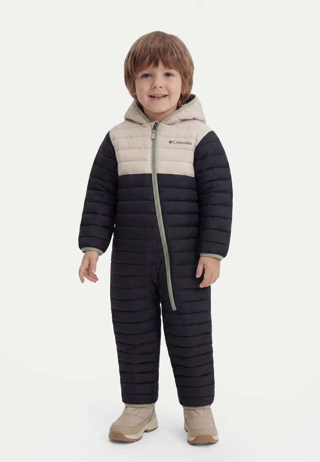 Унисекс комбинезон Powder lite Columbia, Black/Dark Stone