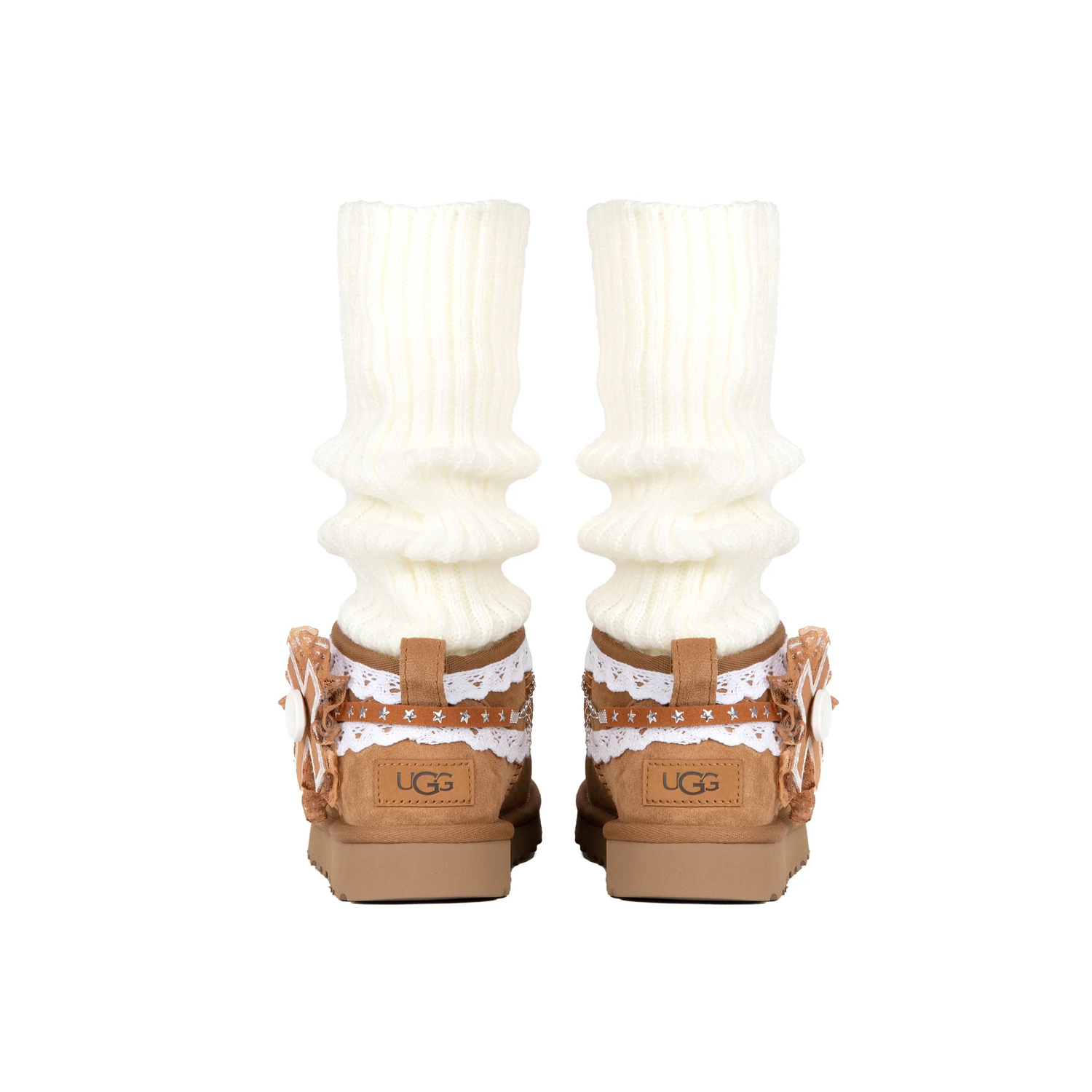 Сапоги женские UGG Classic с вытянутым носком, коричневый — фото 4