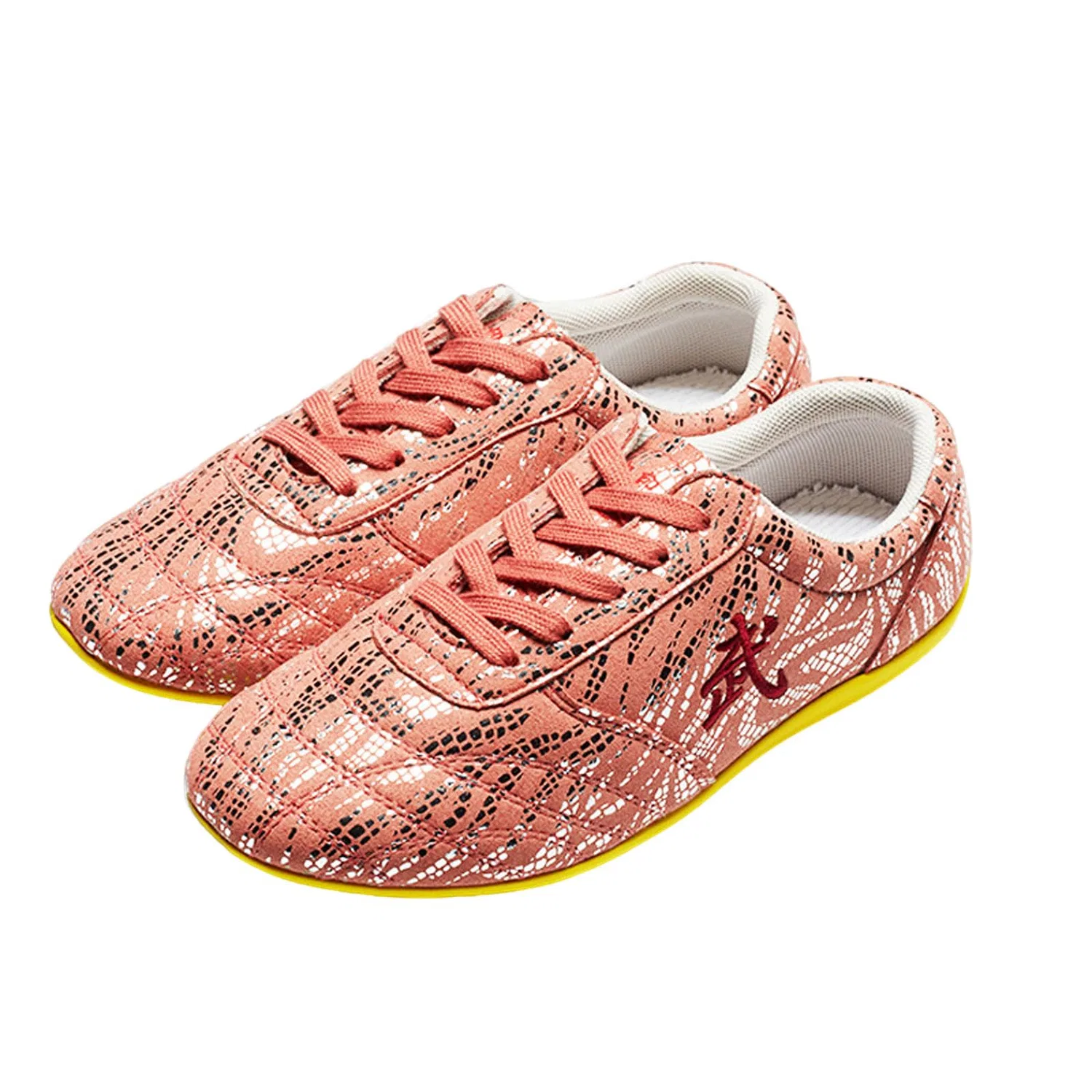 Детские туфли для тайцзи из кожи ForceRoute, Pink