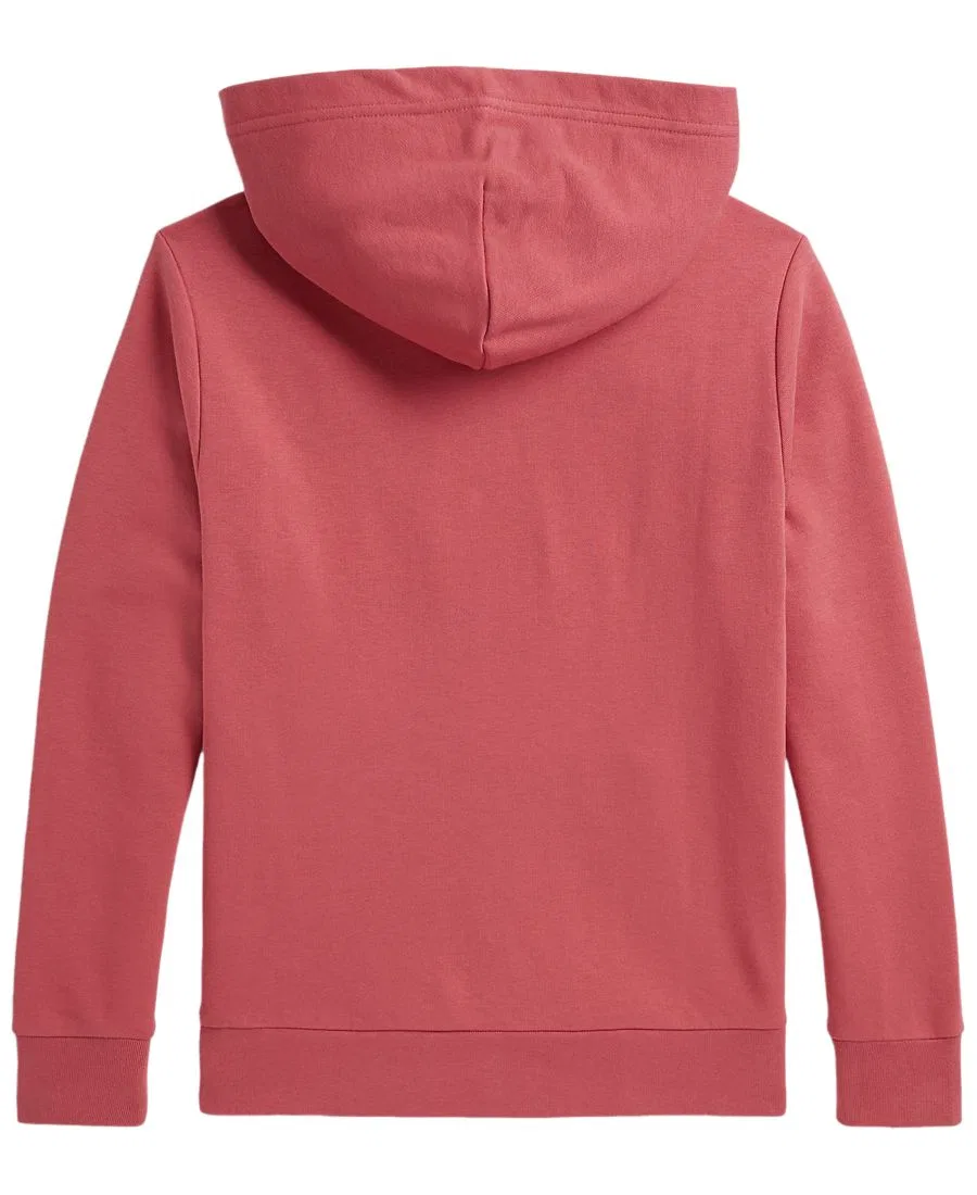 Худи из футера с принтом Logo French Terry Polo Ralph Lauren, Adirondack Berry — фото 2