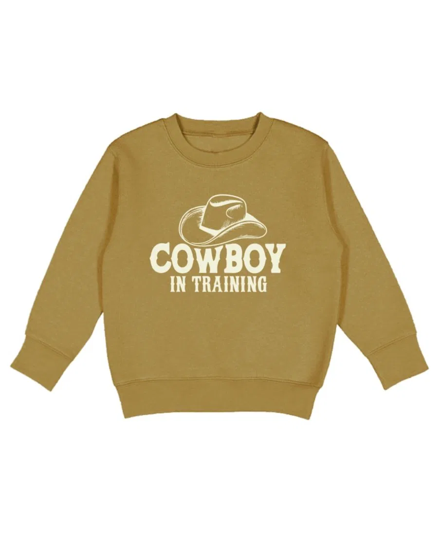Свитшот с принтом Cowboy In Training Sweet Wink, Mocha