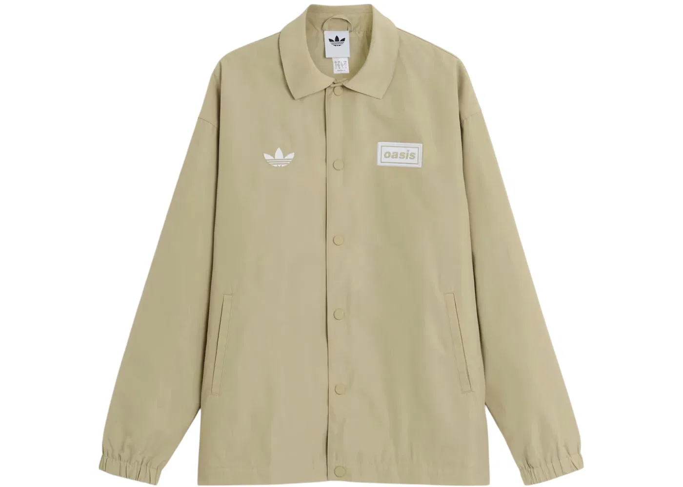 Мужская куртка-бомбер с принтом Oasis Tour Adidas, Stone Khaki