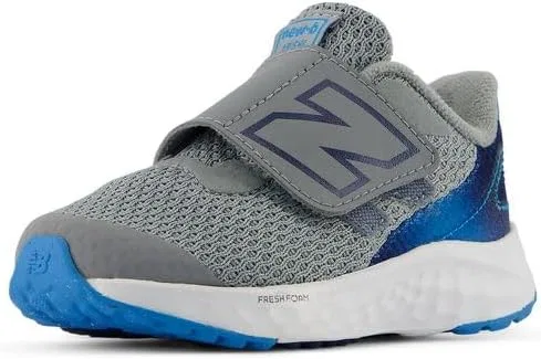 Детские кроссовки для девочек с липучками Arishi New Balance, Slate Grey/Altitude
