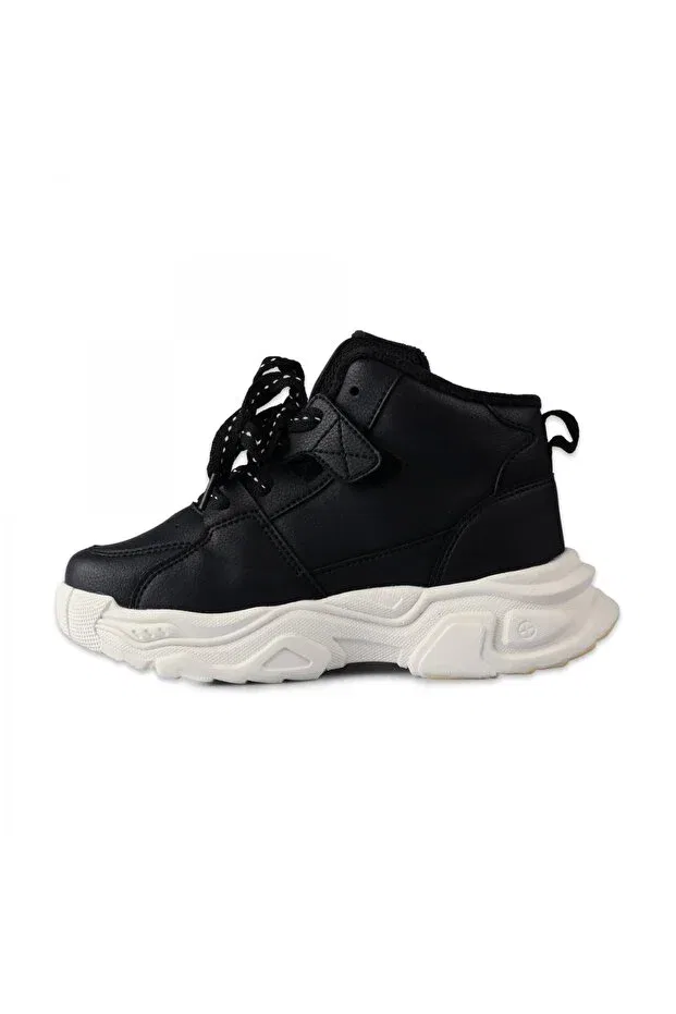 Детские ботинки для девочек на плоской подошве Milas Filet Phylon Vicco, Black/Black — фото 2