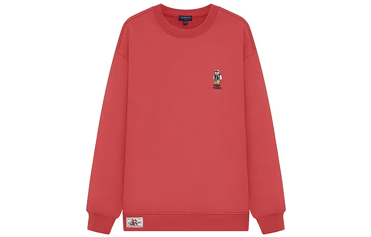 Детская толстовка с принтом Teenie Weenie Men, Coral Red