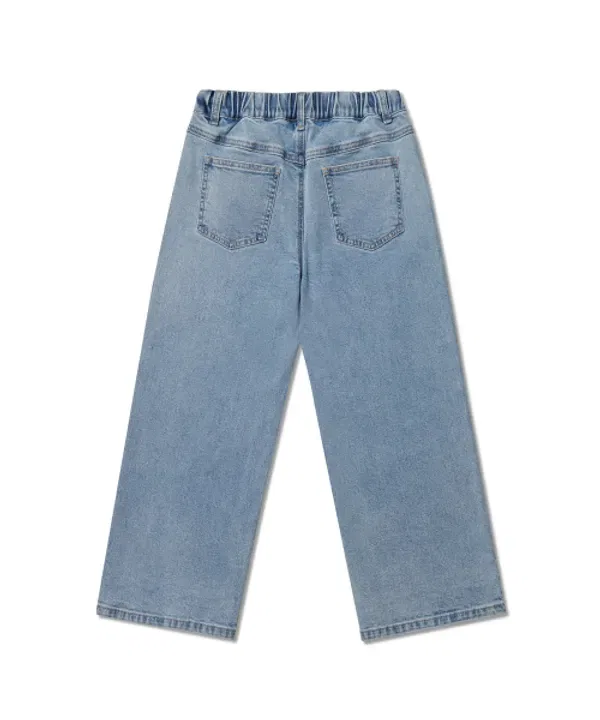 Джинсы широкие Musinsa Standard Kids, Light Indigo — фото 4