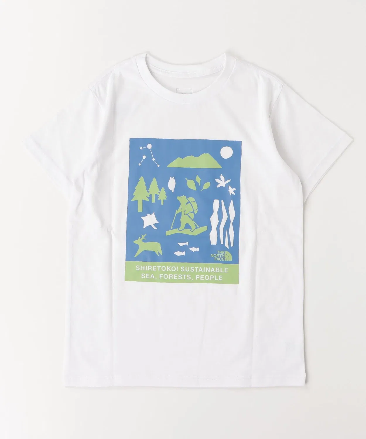 Детская футболка с коротким рукавом Shiretoko Toko Tee THE NORTH FACE, White
