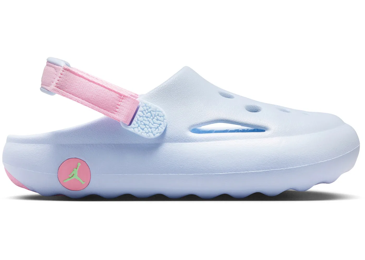 Детские сланцы Jordan Hydrip Jordan, Half Blue/Medium Soft Pink/Vapor Green