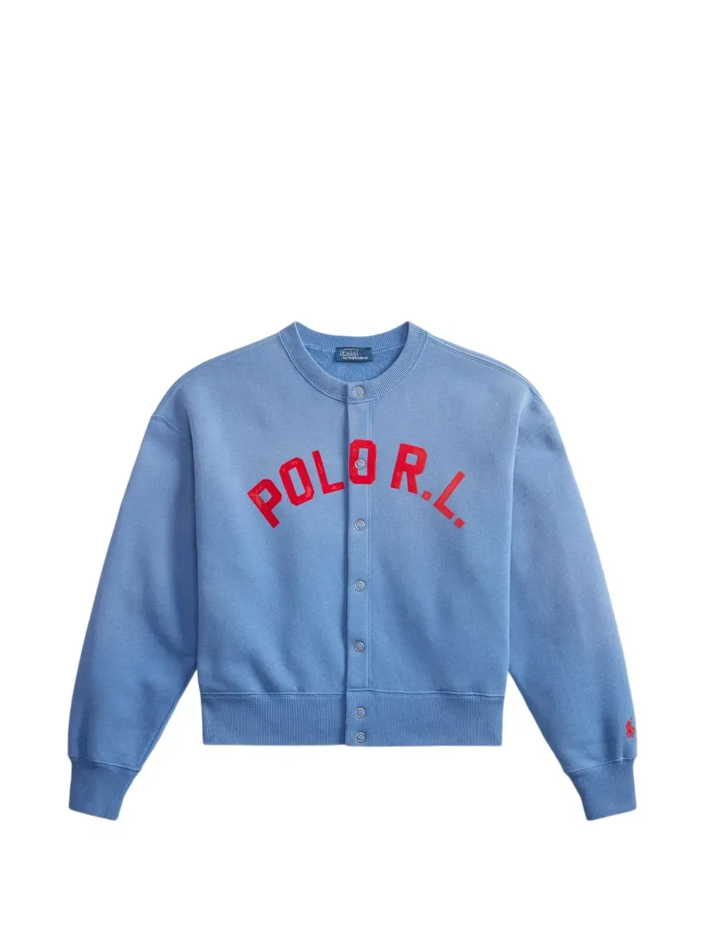 Кардиган на кнопках с логотипом Polo Ralph Lauren, синий