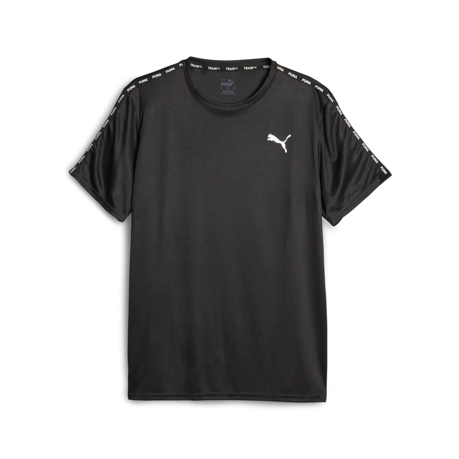Детская тренировочная футболка с логотипом PUMA, Black — фото 4
