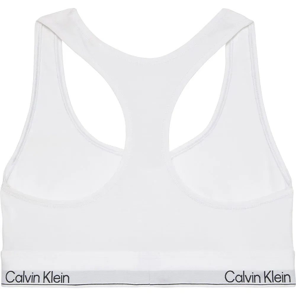 Бюстгальтер без подкладки Calvin Klein, белый — фото 2