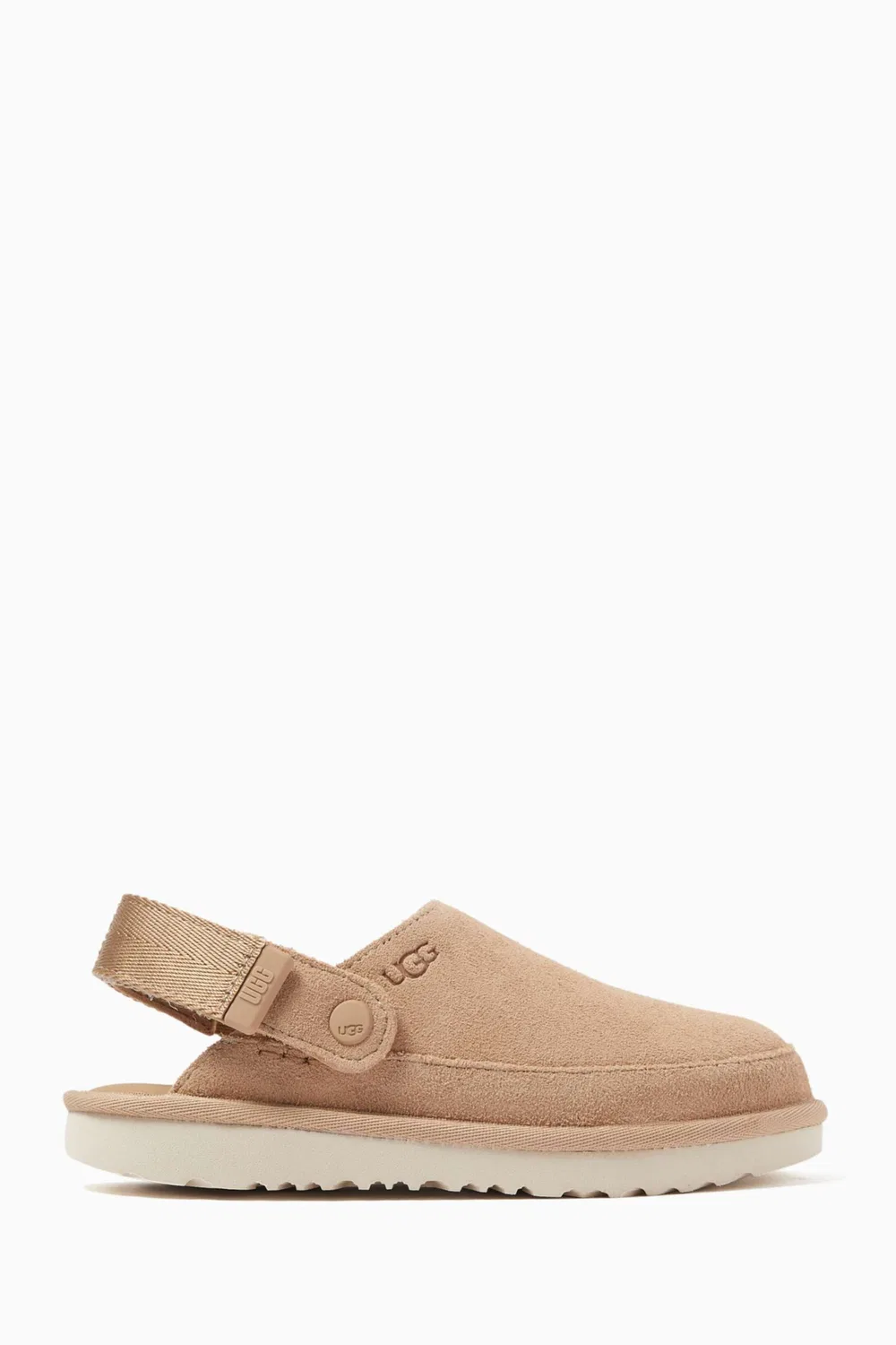 Клоны на ремешке из замши Goldenstar Slingback Clogs, UGG, нейтральный — фото 3
