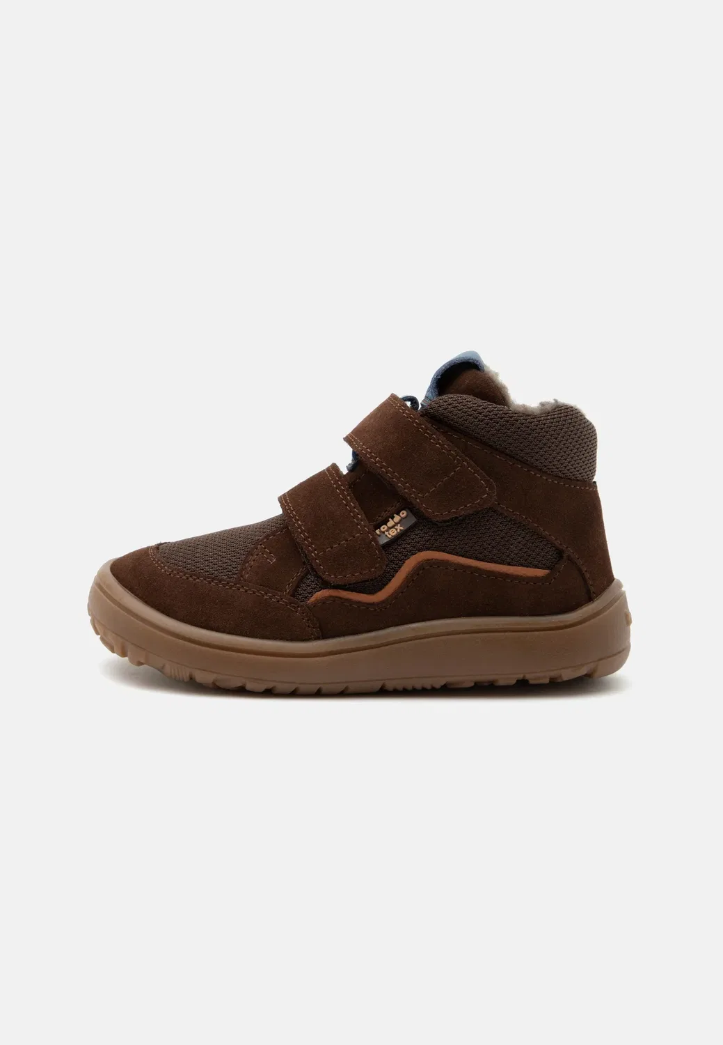 Осенние высокие кроссовки Barefoot Tex Froddo, Dark Brown
