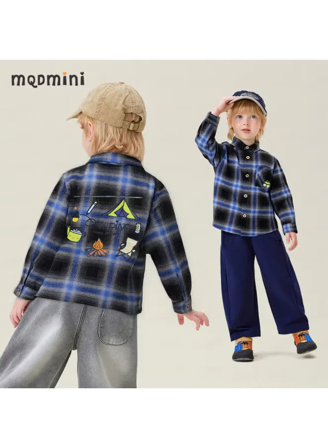 Лонгслив с принтом в клетку Mqdmini