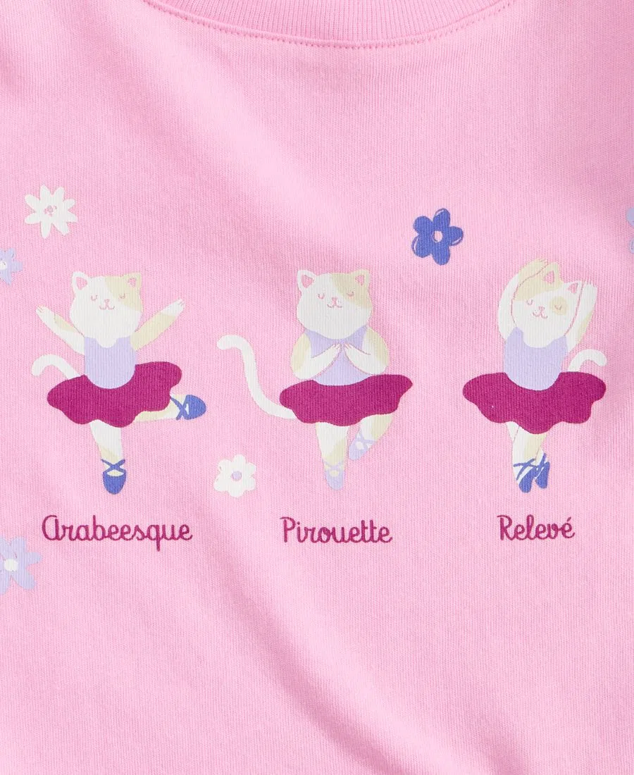 Футболка с принтом Cat Ballet Epic Threads, Bonbon — фото 3