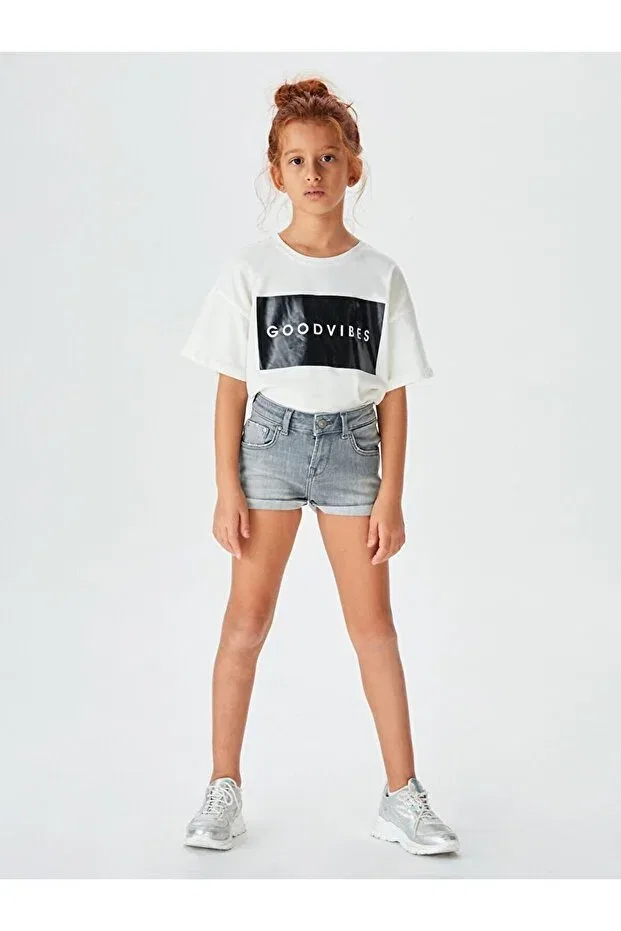 Детские шорты для девочек джинсовые Ltb, Gray