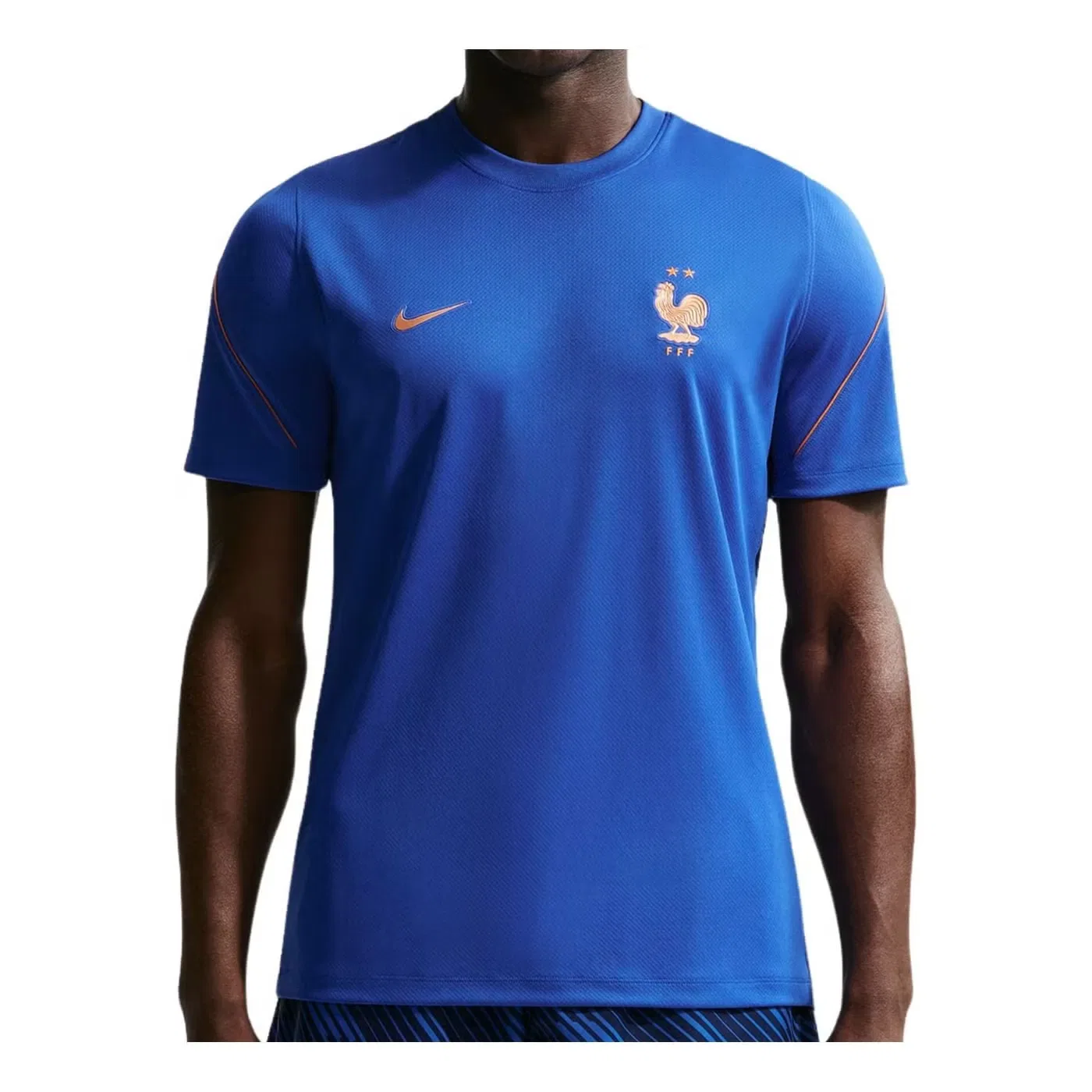 Футболка с принтом FFF 2026 27 Strike Nike, синяя