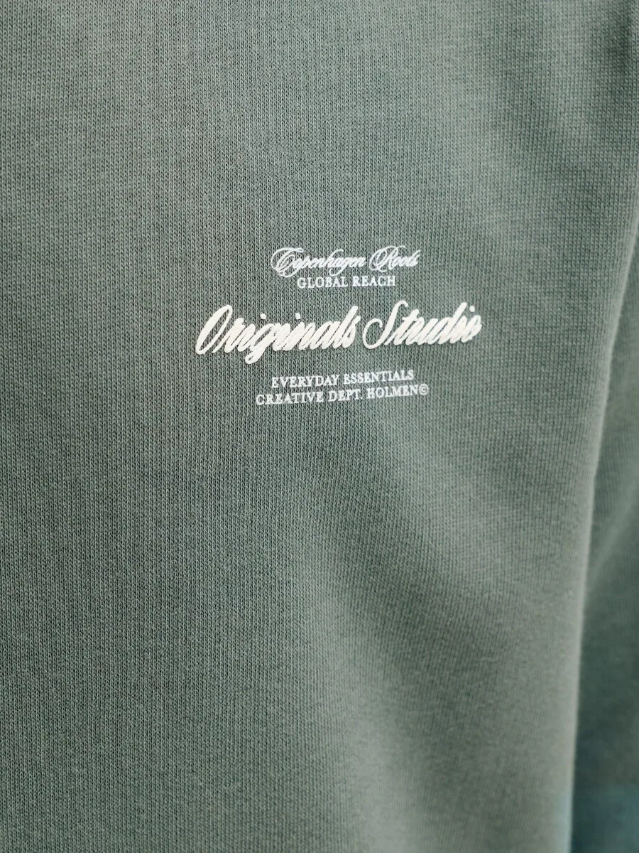 Детская толстовка Jack & Jones Junior 'JORNNorrebro' зеленого цвета — фото 4