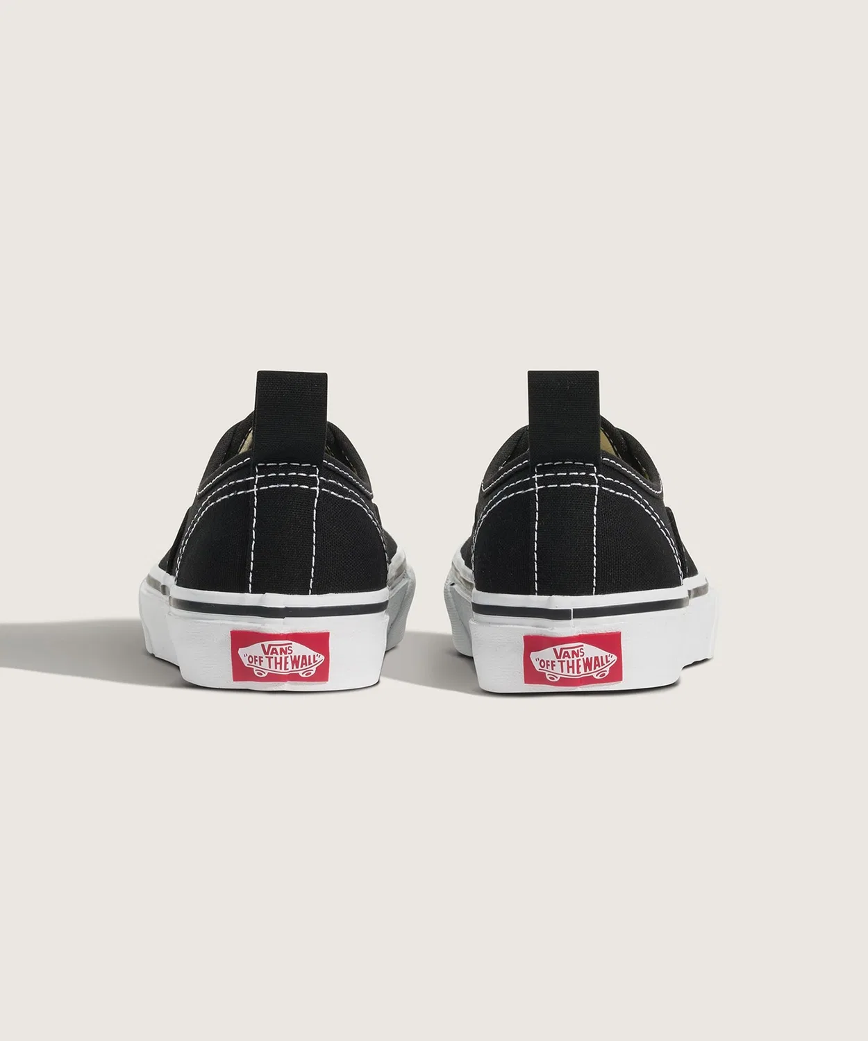Детские кеды с эластичными шнурками Authentic Elastic VANS, Black — фото 4