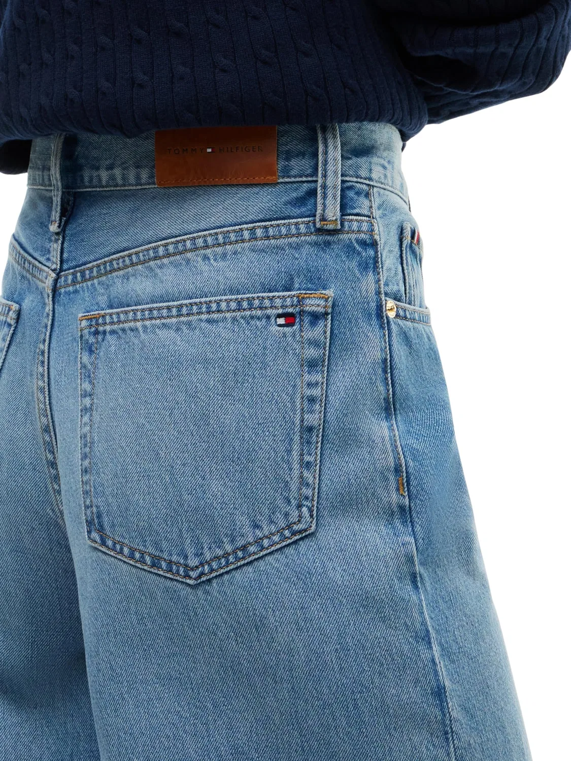 Женские джинсы с широкими штанинами DNM New Doreen 70's Wide Leg HW Tommy Hilfiger, Mid-new Doreen Denim — фото 3