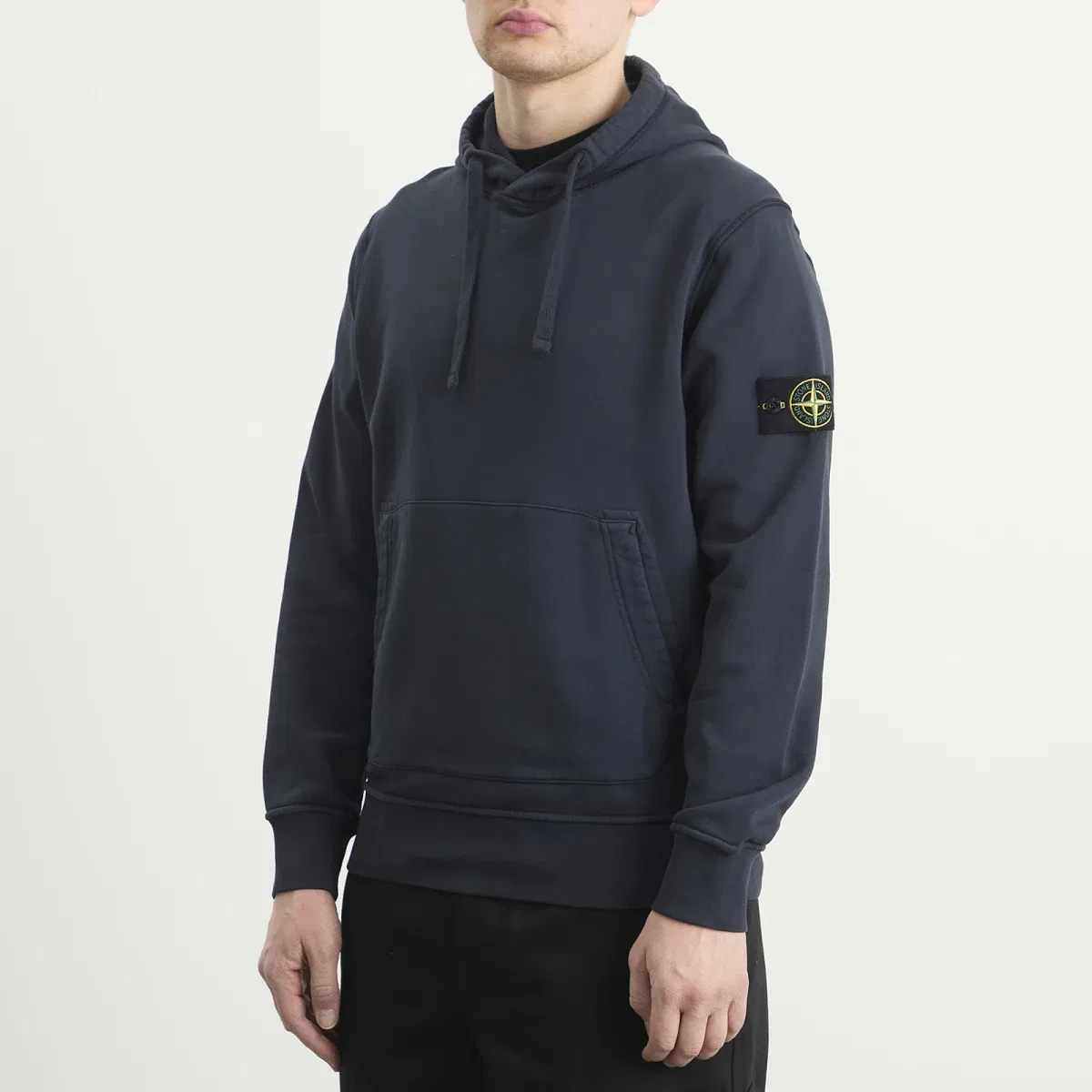 Худи из органического хлопка Stone Island, Navy Blue — фото 2