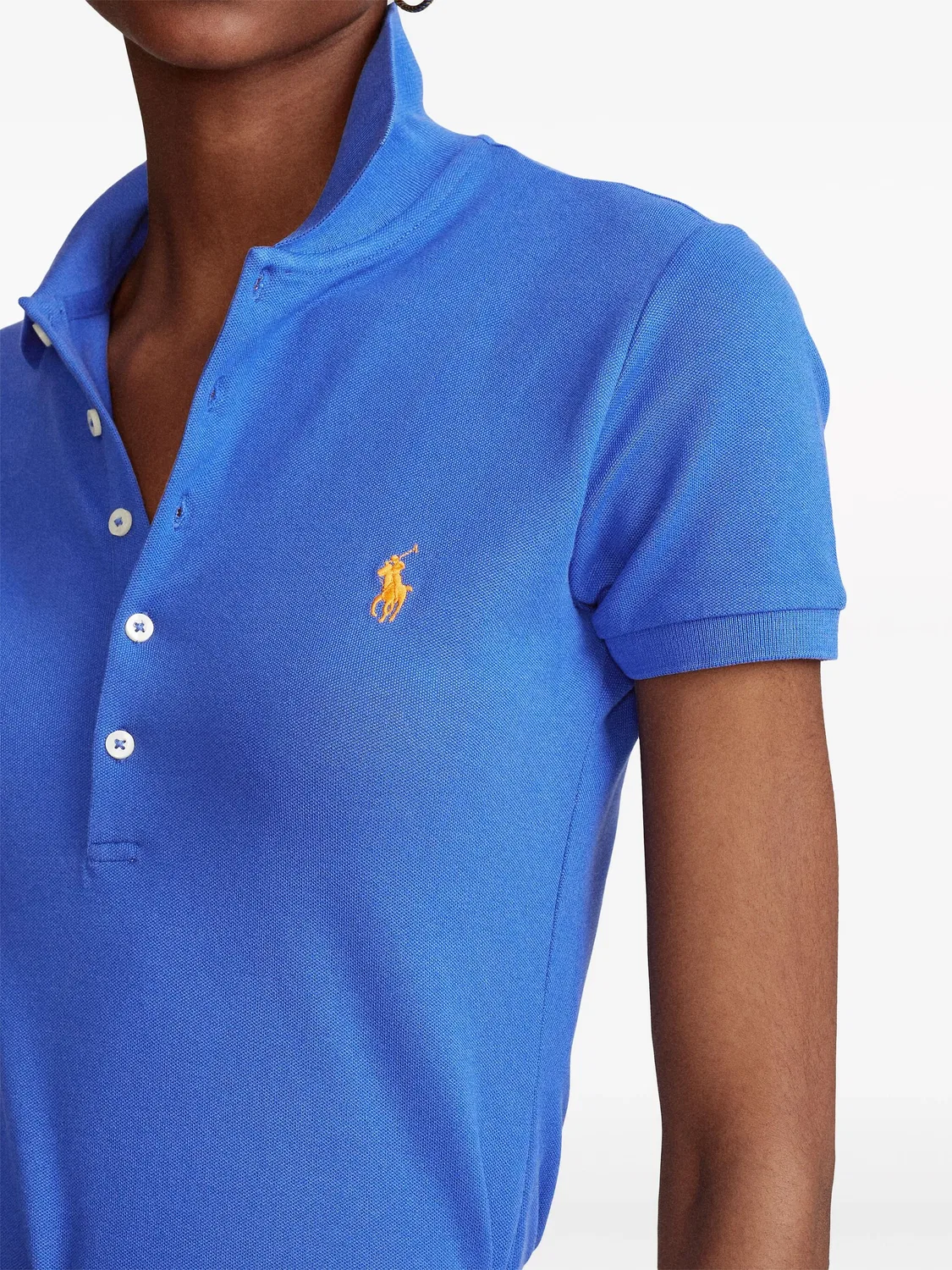 Поло с вышитым логотипом Julie Polo Ralph Lauren, королевский синий — фото 2