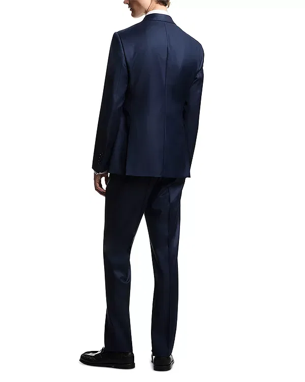 Мужской костюм из шерсти с жилеткой Emporio Armani, Navy Blue — фото 2