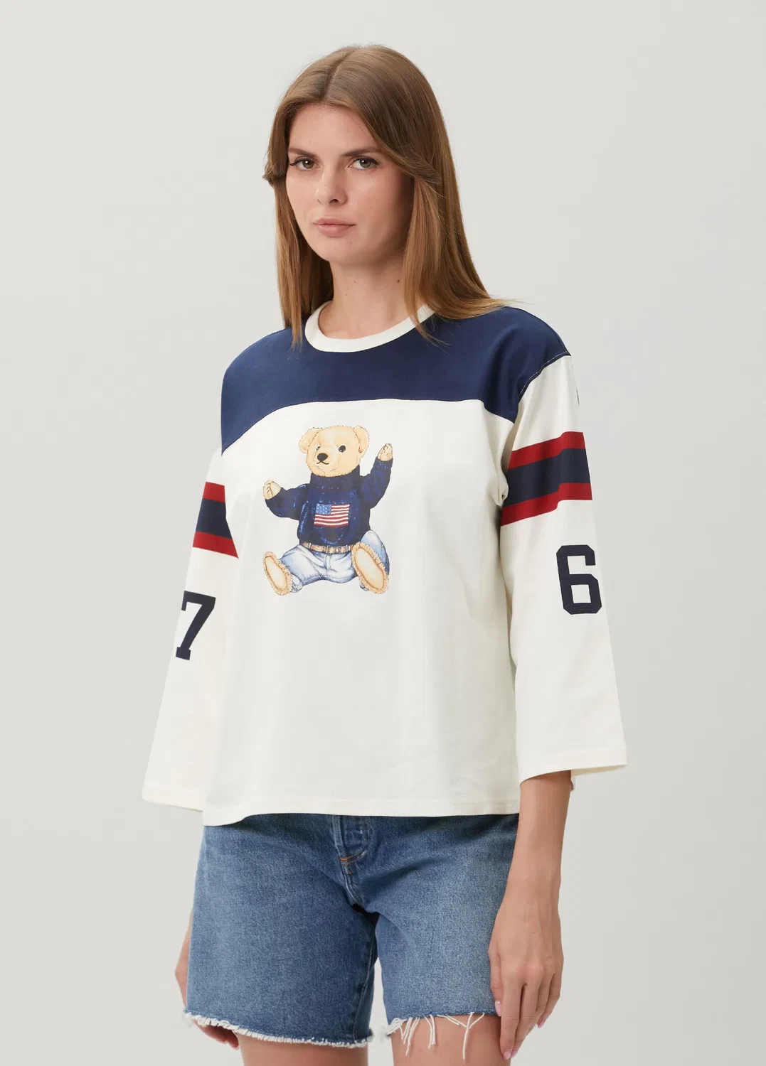 Футболка поло Polo Bear Ralph Lauren, navy — фото 3