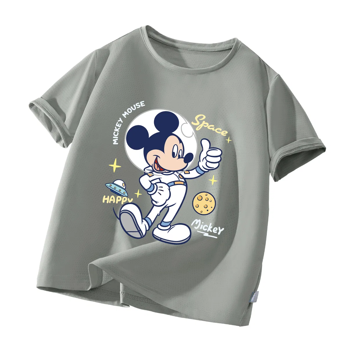 Футболка для детей, тонкая, стрейч, Disney, Di Universe Pine Forest Gray