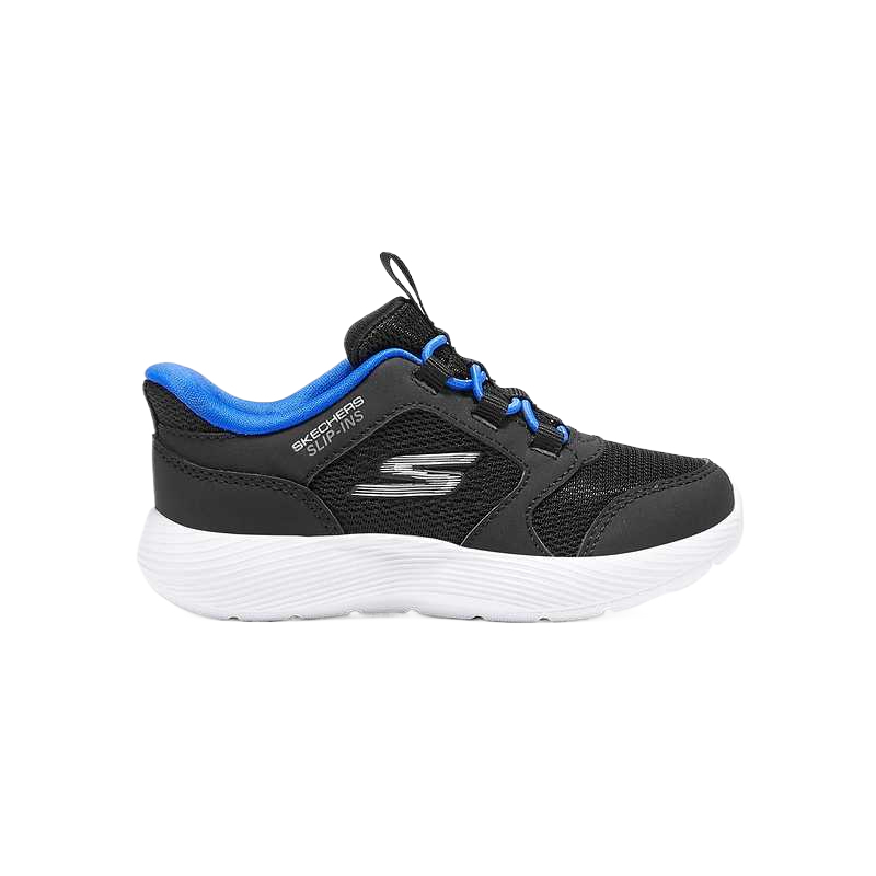 Низкие детские кроссовки для мальчиков и малышей Skechers Kids, черный — фото 2