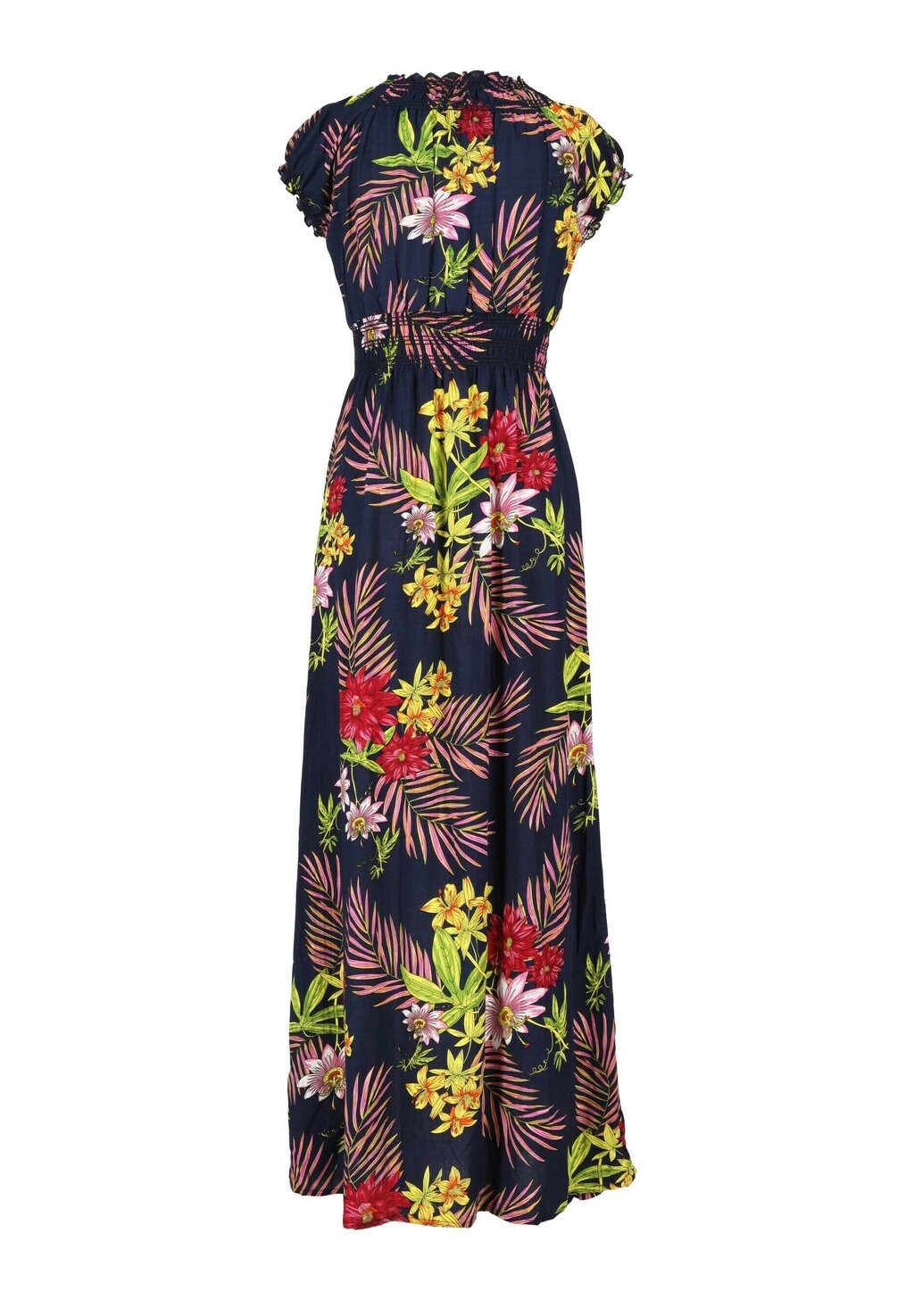 

Платье макси Tropicana Smock Detail Apricot, темно-синий