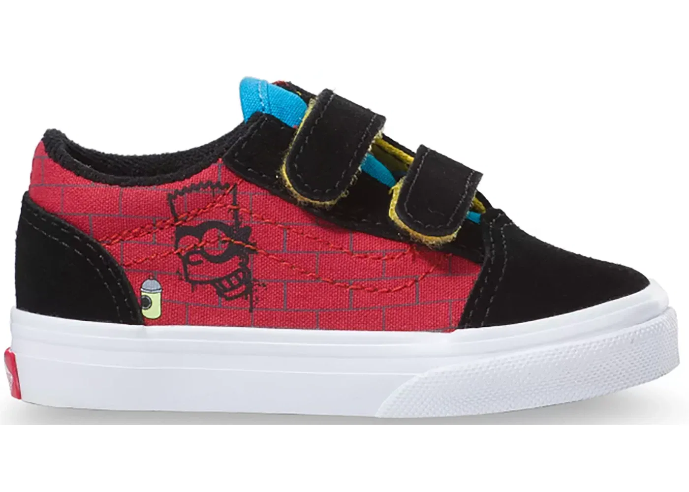 Детские кеды Lifestyle Vans Old Skool V Vans, Red/Black