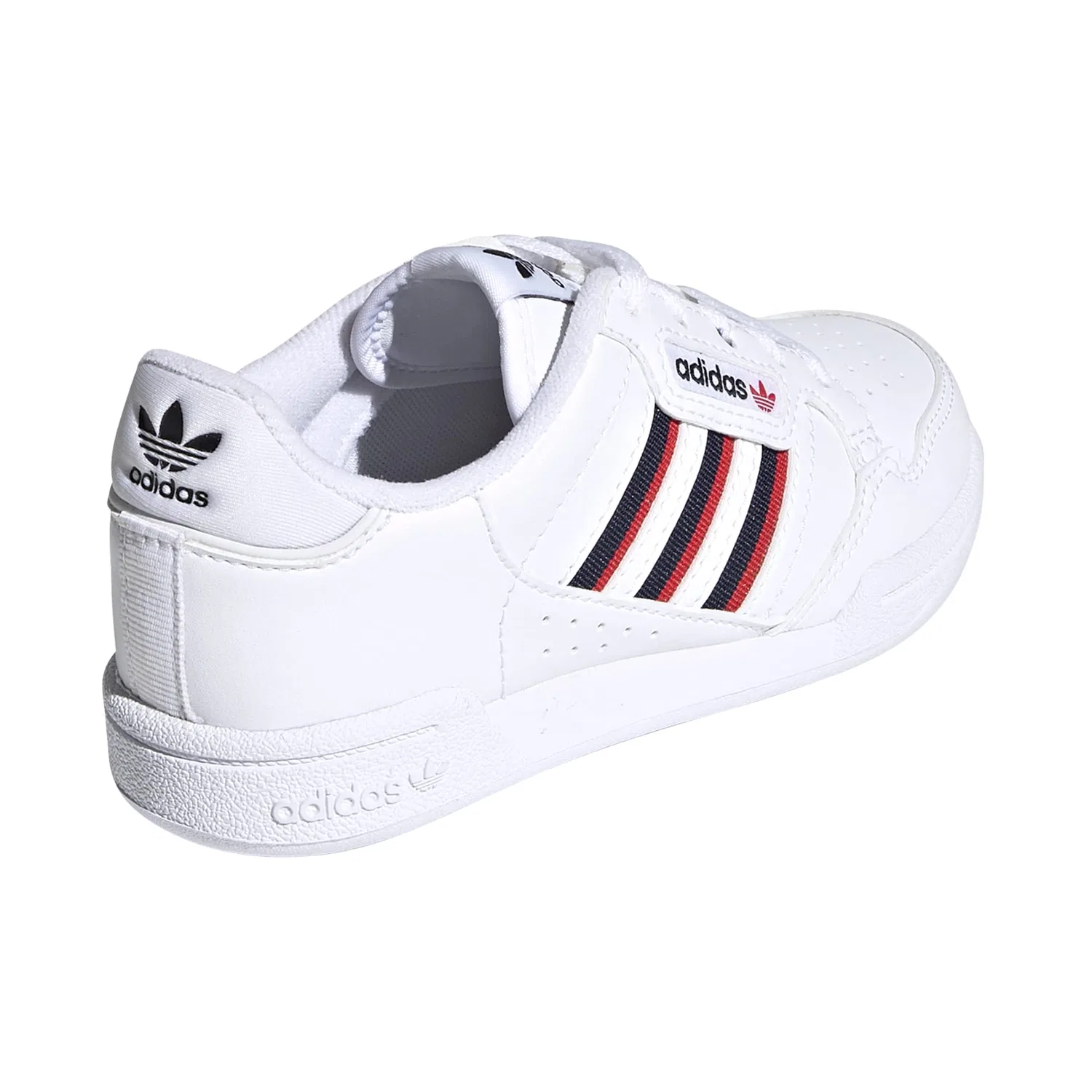 Детские кроссовки с кожаным верхом Adidas Originals, White — фото 4