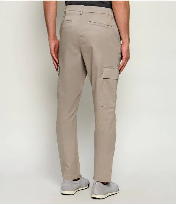 Мужские брюки-карго Slim Fit Calvin Klein, бежевый — фото 4