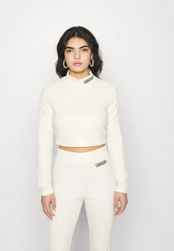 Топ с длинными рукавами Adidas Originals, белый