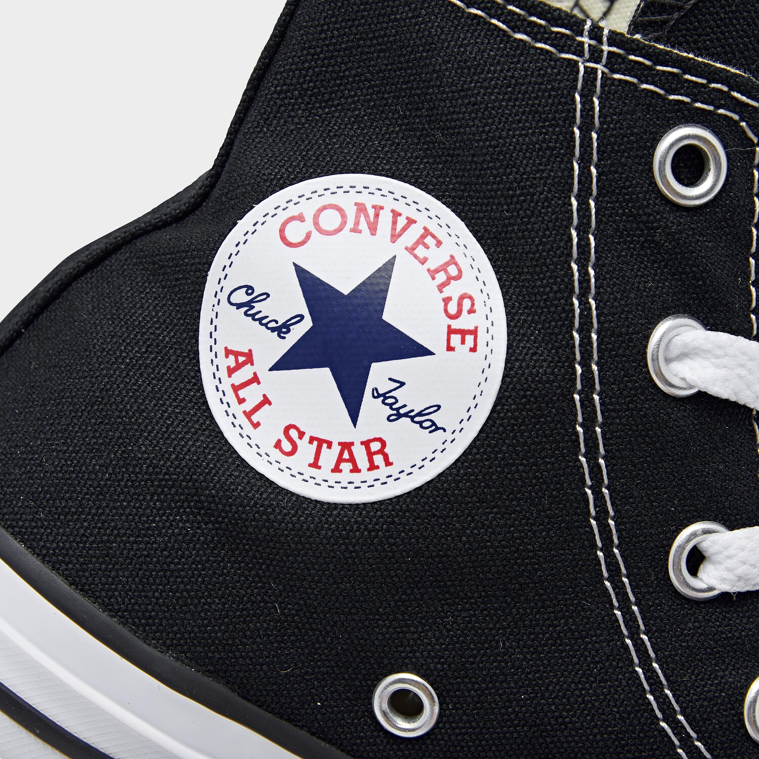 Высокие повседневные туфли Converse Chuck Taylor для маленьких детей, черный — фото 4