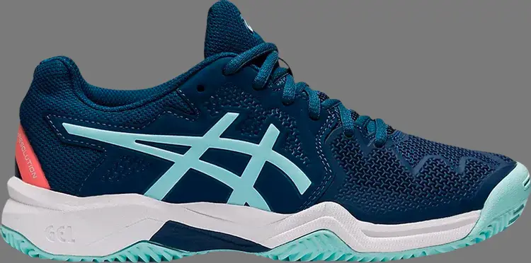 

Кроссовки gel resolution 8 gs 'light indigo clear blue' Asics, синий