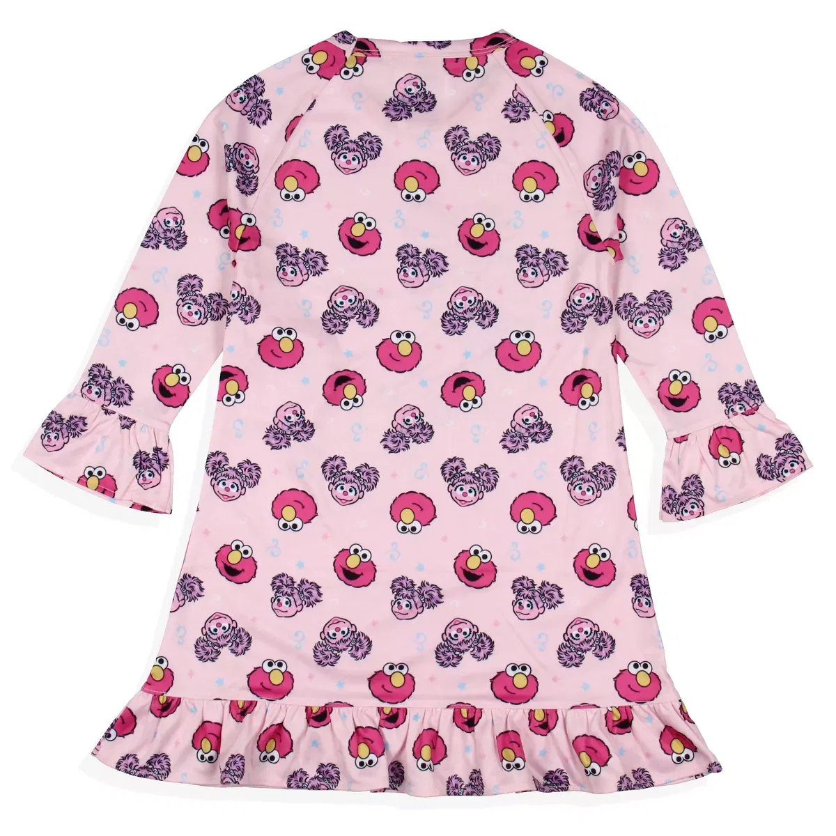 Детская пижама-ночнушка с принтом Twinkle Out Elmo Abby Cadabby Sesame Street, Pink — фото 4