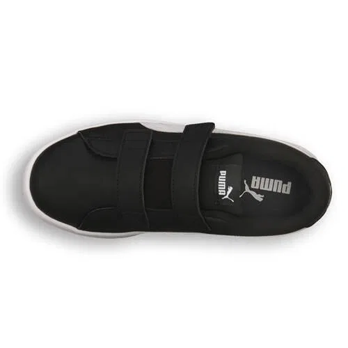 Детские кожаные кроссовки Rickie Classic Puma, Schwarz — фото 4