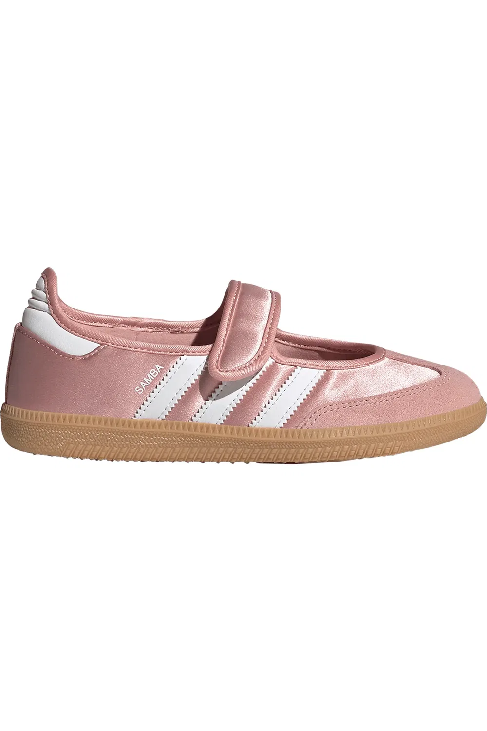 Детские кеды мари джейн Samba Jane adidas, Mauve/White/Gum — фото 4