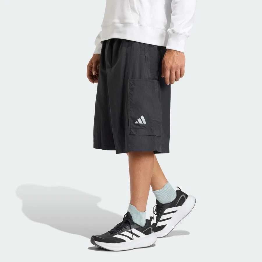 Спортивные шорты с карманами adidas, Черный