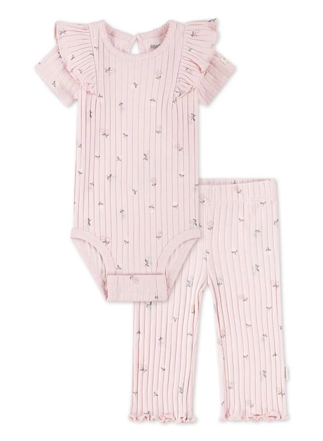 Боди-комбинезон комплект 2 шт Huggies, лотос