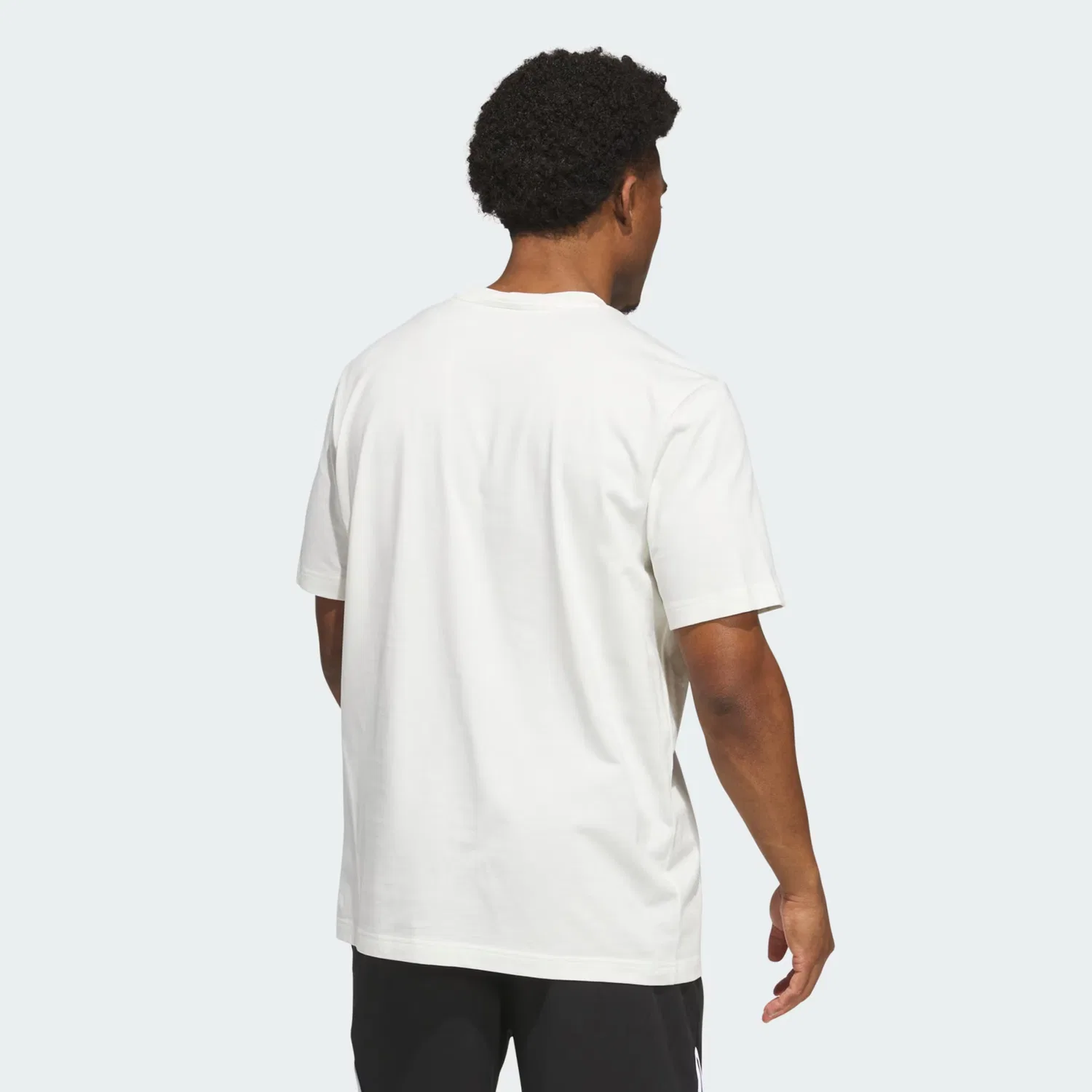 Футболка Adidas Performance Shirt That Dawg In Em белого цвета — фото 3