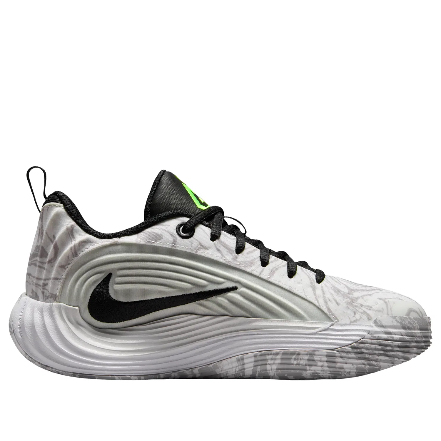 Детские кроссовки Giannis Immortality 5 'White Light Smoke Grey' Nike, White/Off-White/Light Smoke Grey/Metallic Silver — фото 2