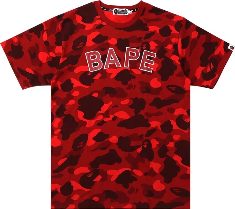 

Футболка BAPE Color Camo Tee 'Red', красный