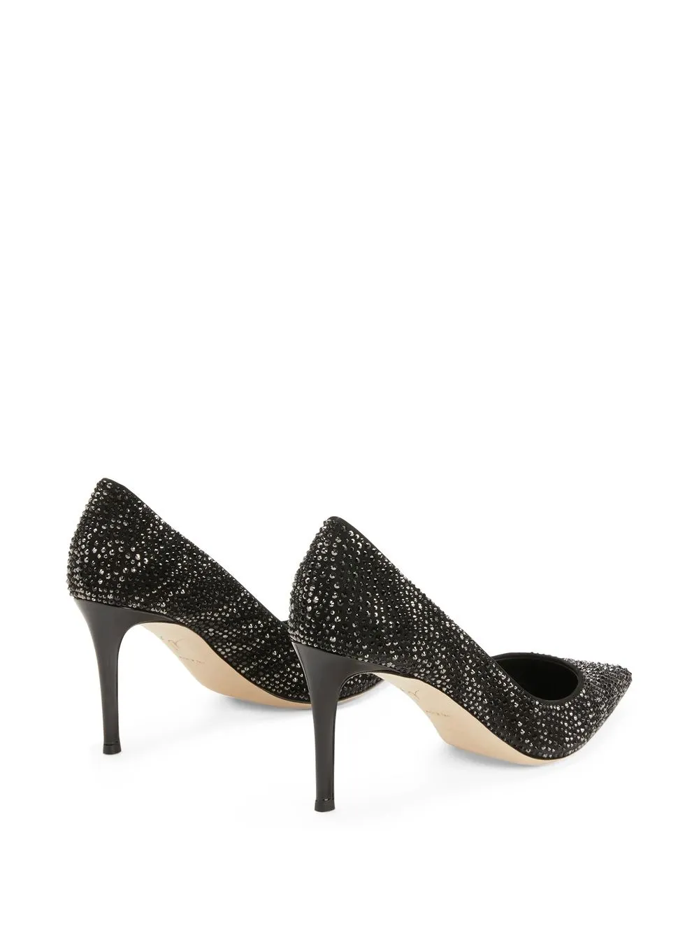 Туфли-лодочки Diorite Strass 85 с кристаллами Giuseppe Zanotti, черный — фото 3