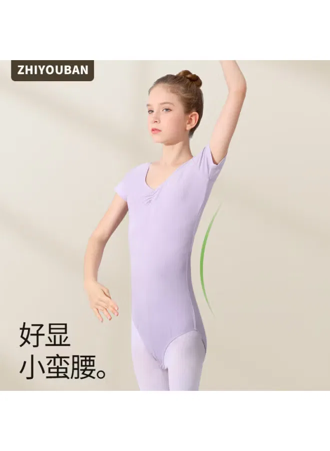 Костюм для китайской танцевальной гимнастики с коротким рукавом Zhiyouban